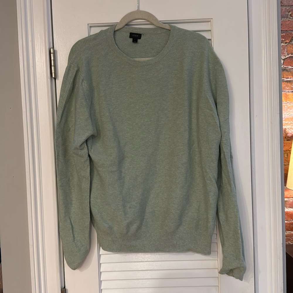J. Crew Men’s Cotton Piqué Crewneck Sweater